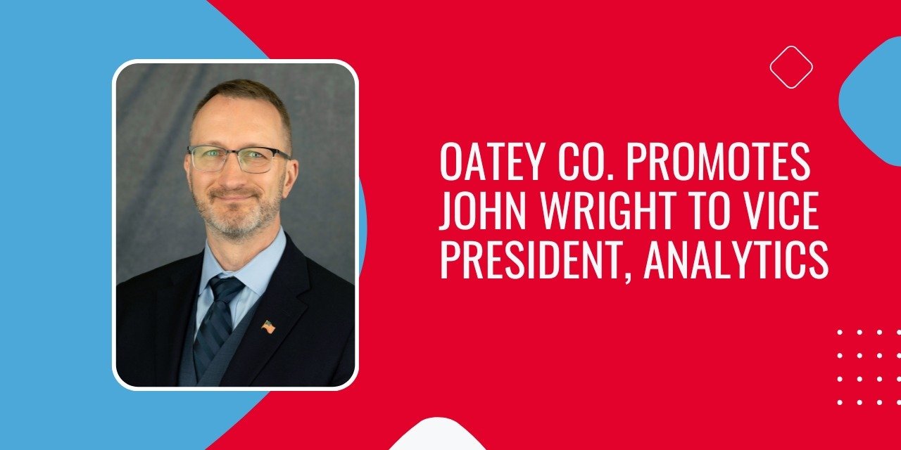 Oatey Co. Promotes John Wright to Vice President, Analytics
