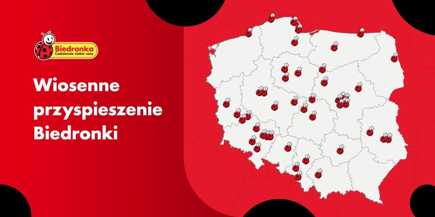 Wiosenne przyspieszenie Biedronki