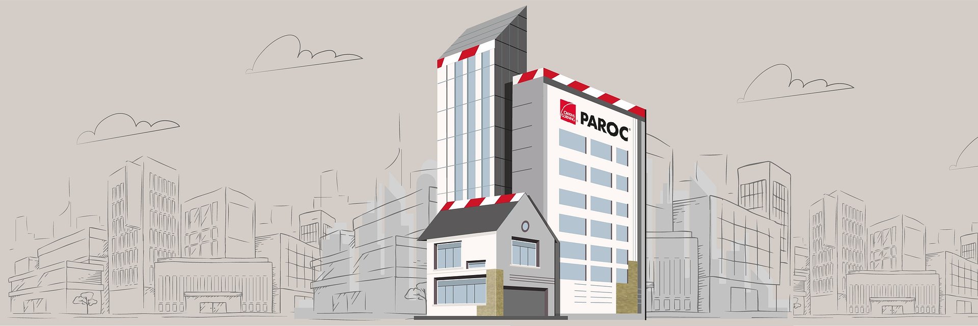 PAROC Tento: nowa, efektywna energetycznie płyta izolacyjna do fasad wentylowanych