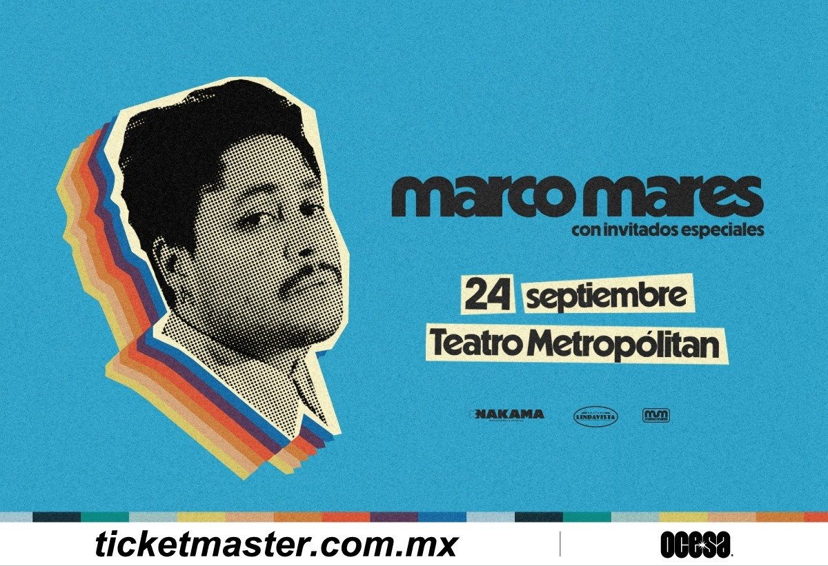 Una nueva ola sonora llegará al Teatro Metropólitan con Marco Mares