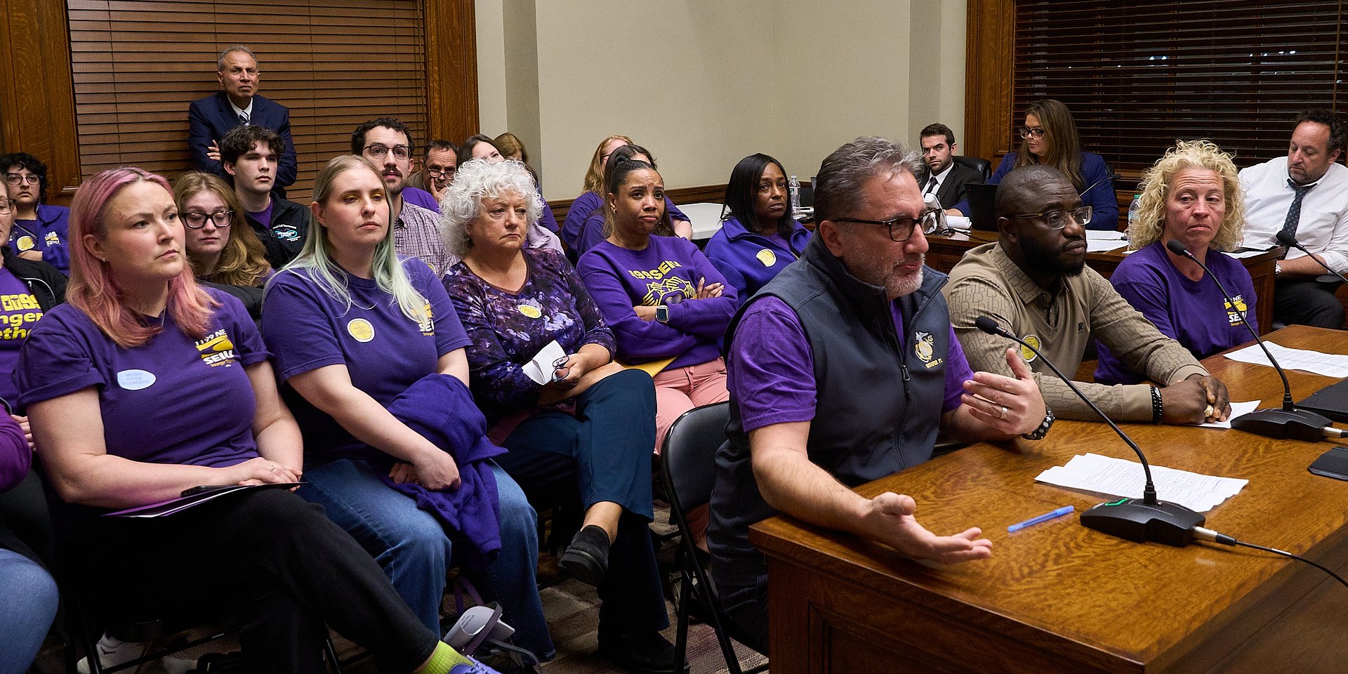 Butler and Women & Infants Caregivers Turn Out in Force to Support the Proposed Hospital Staffing Commission