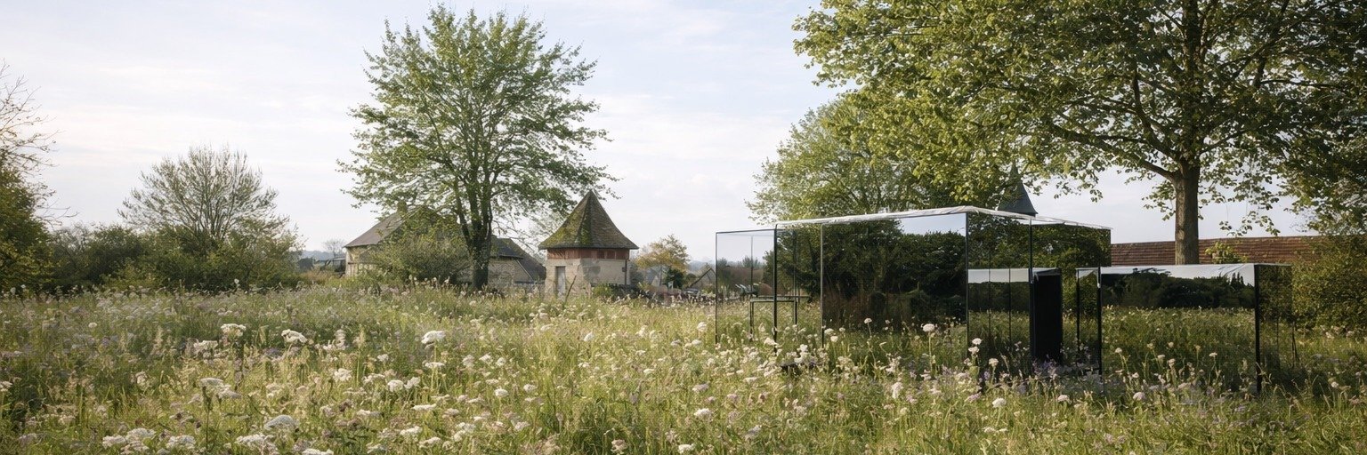 Two Mirror Cabins, One Wildflower Meadow, and Centuries of French History: ÖÖD by Sûr Jumigny Opens in the Champagne Countryside