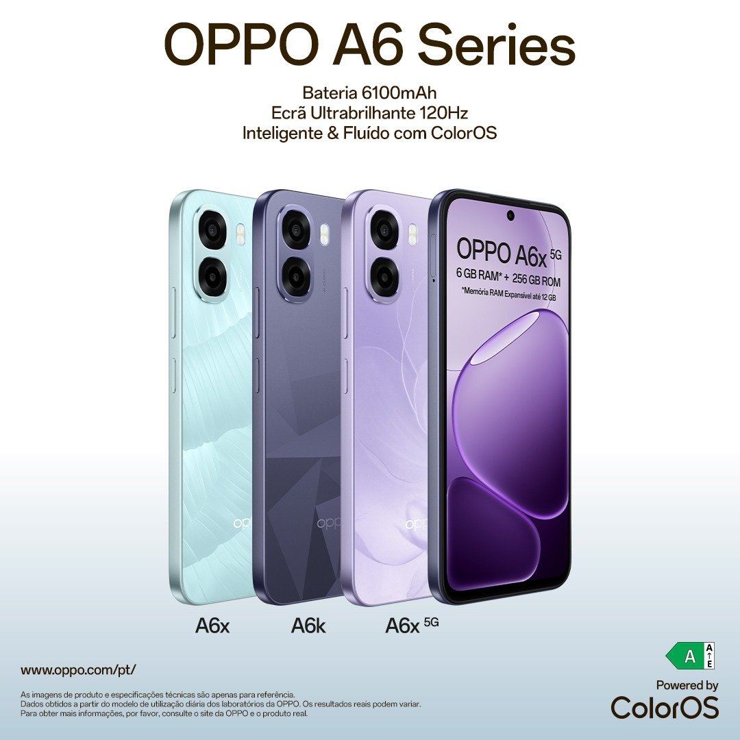 OPPO Lança Novos Modelos da Série A6, Oferecendo Vantagens de Potência, Desempenho e Fluidez