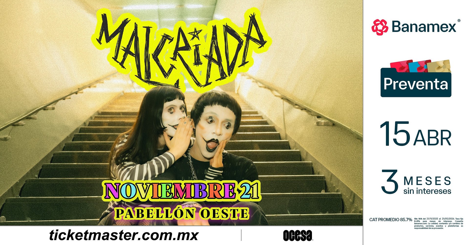 MÁS ALLÁ DEL SONIDO: MALCRIADA TRAE EL CAOS DEL PUNK DIGITAL AL PABELLÓN OESTE