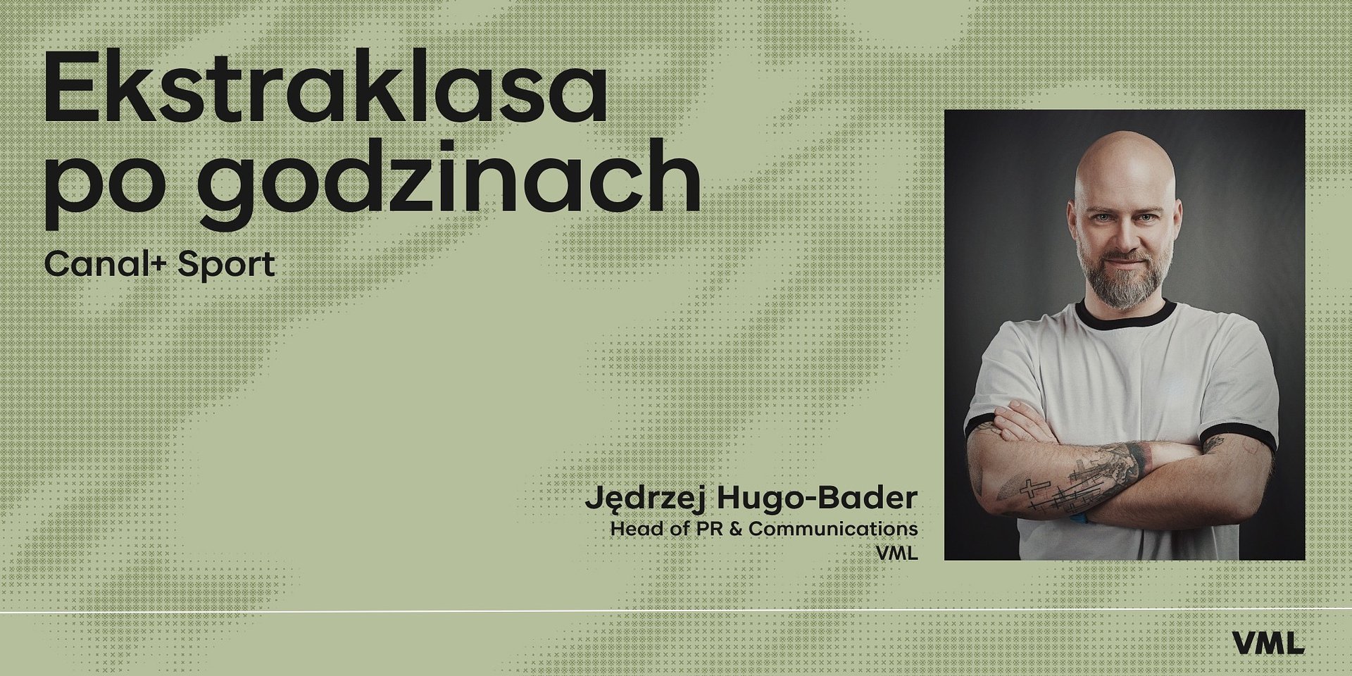 Jędrzej Hugo-Bader w Canal+ Sport