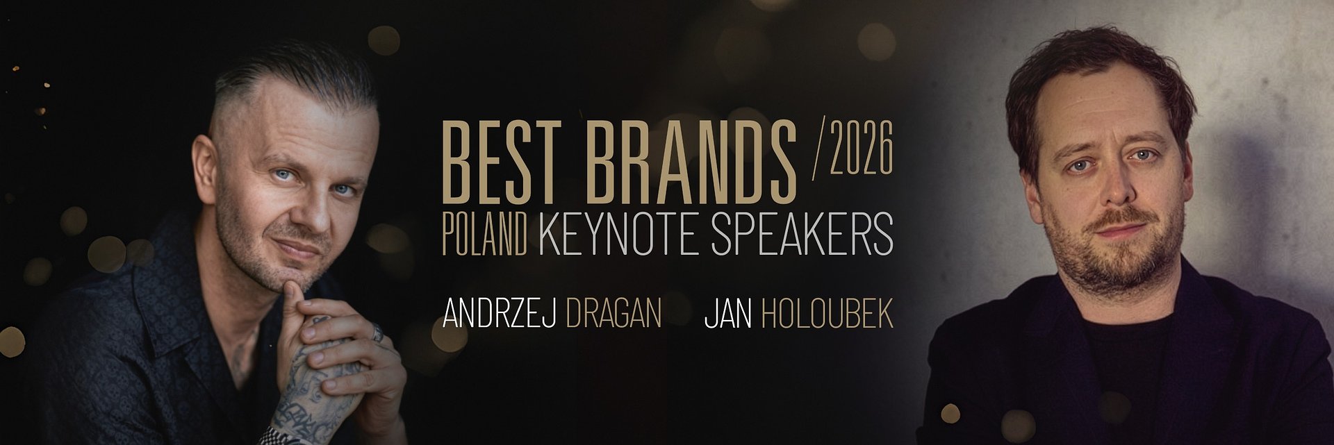 Andrzej Dragan i Jan Holoubek na jednej scenie podczas Best Brands Awards 2026