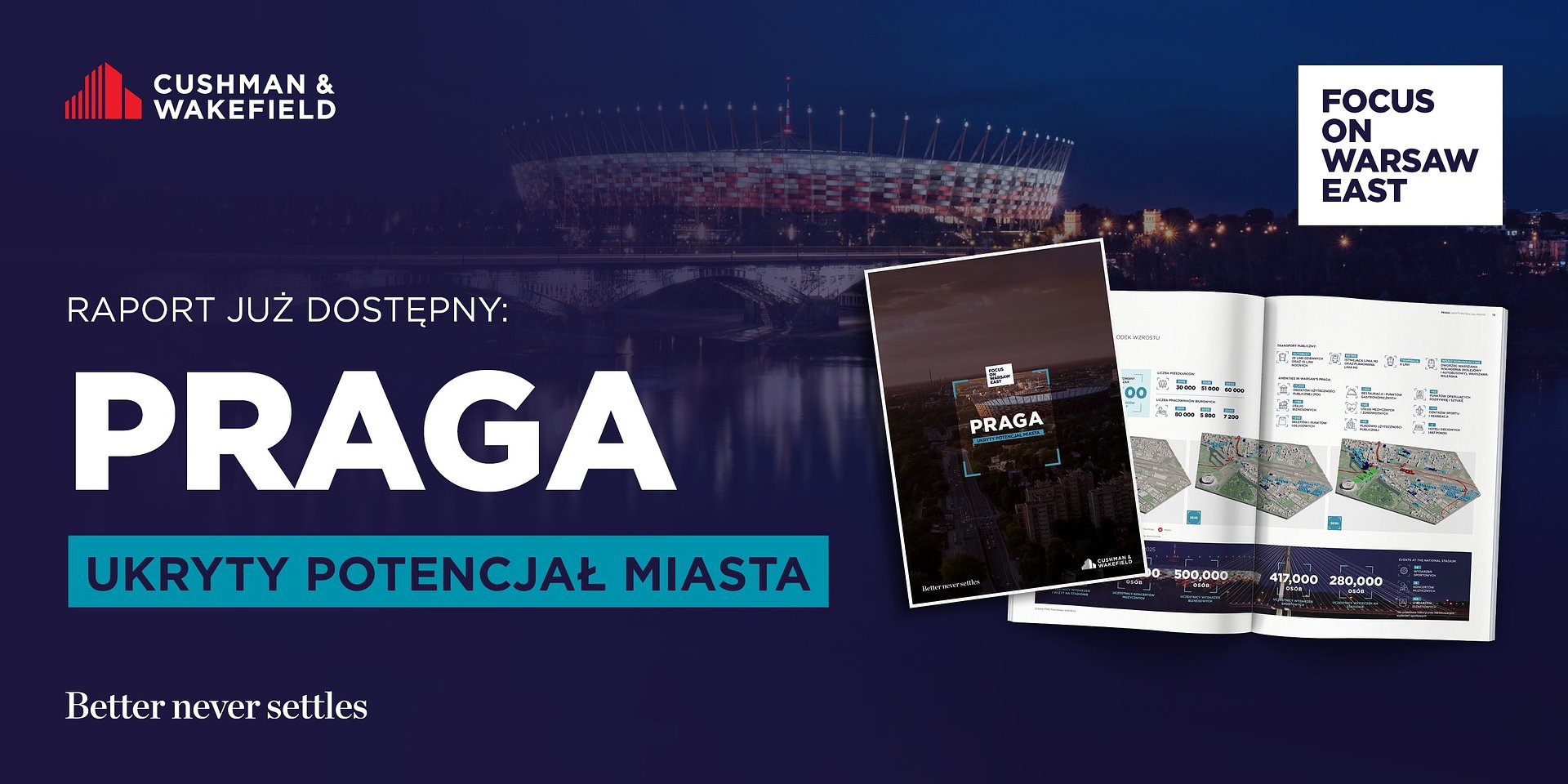 Ukryty potencjał Warszawy. Prawy brzeg Wisły jako alternatywny kierunek rozwoju stolicy