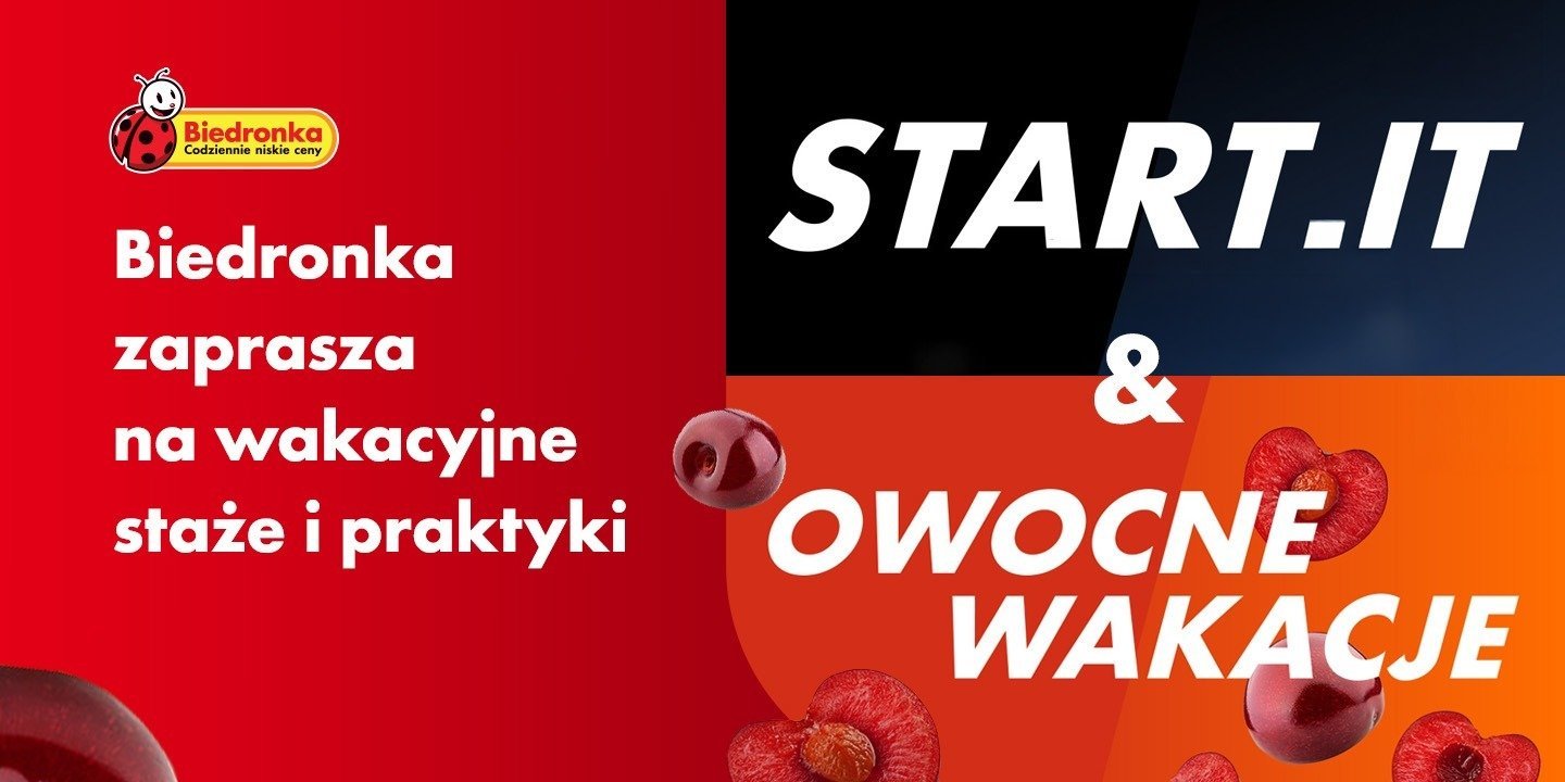 Latem nie tylko festiwale. Biedronka zaprasza na wakacyjne staże i praktyki