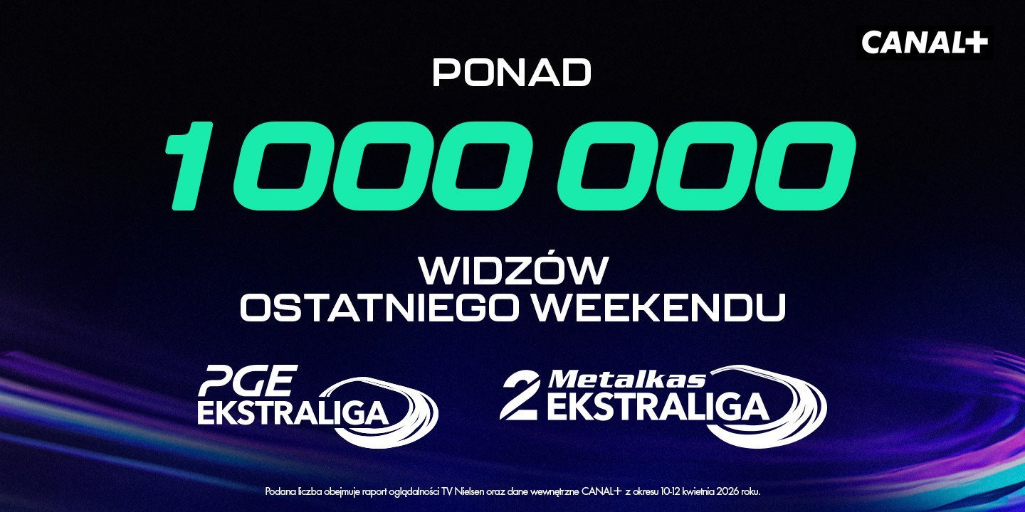 Rekordowe otwarcie PGE Ekstraligi w CANAL+. Takiej oglądalności jeszcze nie było!