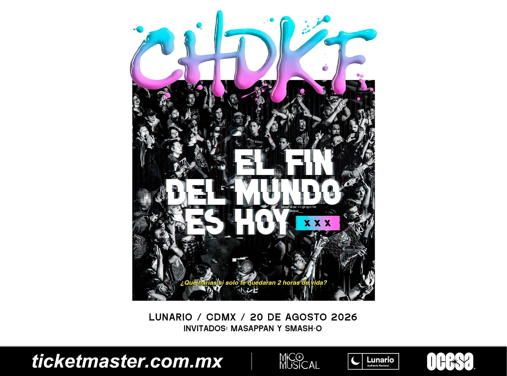 SUDOR, DISTORSIÓN Y MUCHO PUNK ROCK: CHDKF REGRESA AL LUNARIO