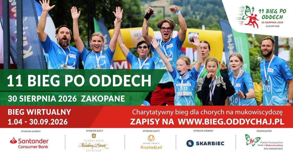 Santander Consumer Bank po raz 11. głównym sponsorem „Biegu po Oddech”. Ruszyła kolejna edycja wyjątkowej inicjatywy na rzecz chorych na mukowiscydozę