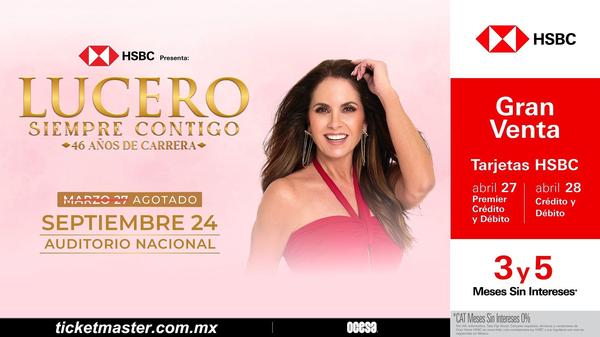 Lucero anuncia segunda fecha en el Auditorio Nacional para celebrar 46 años de trayectoria