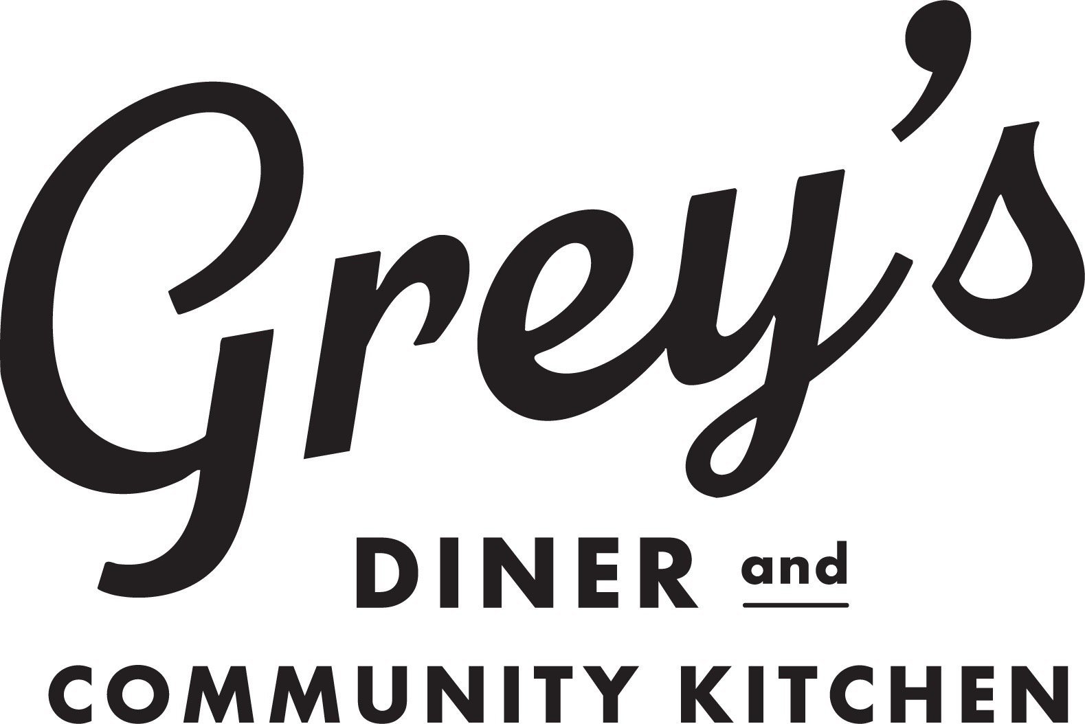 Grey’s Diner and Community Kitchen Opens on Monday, April 27