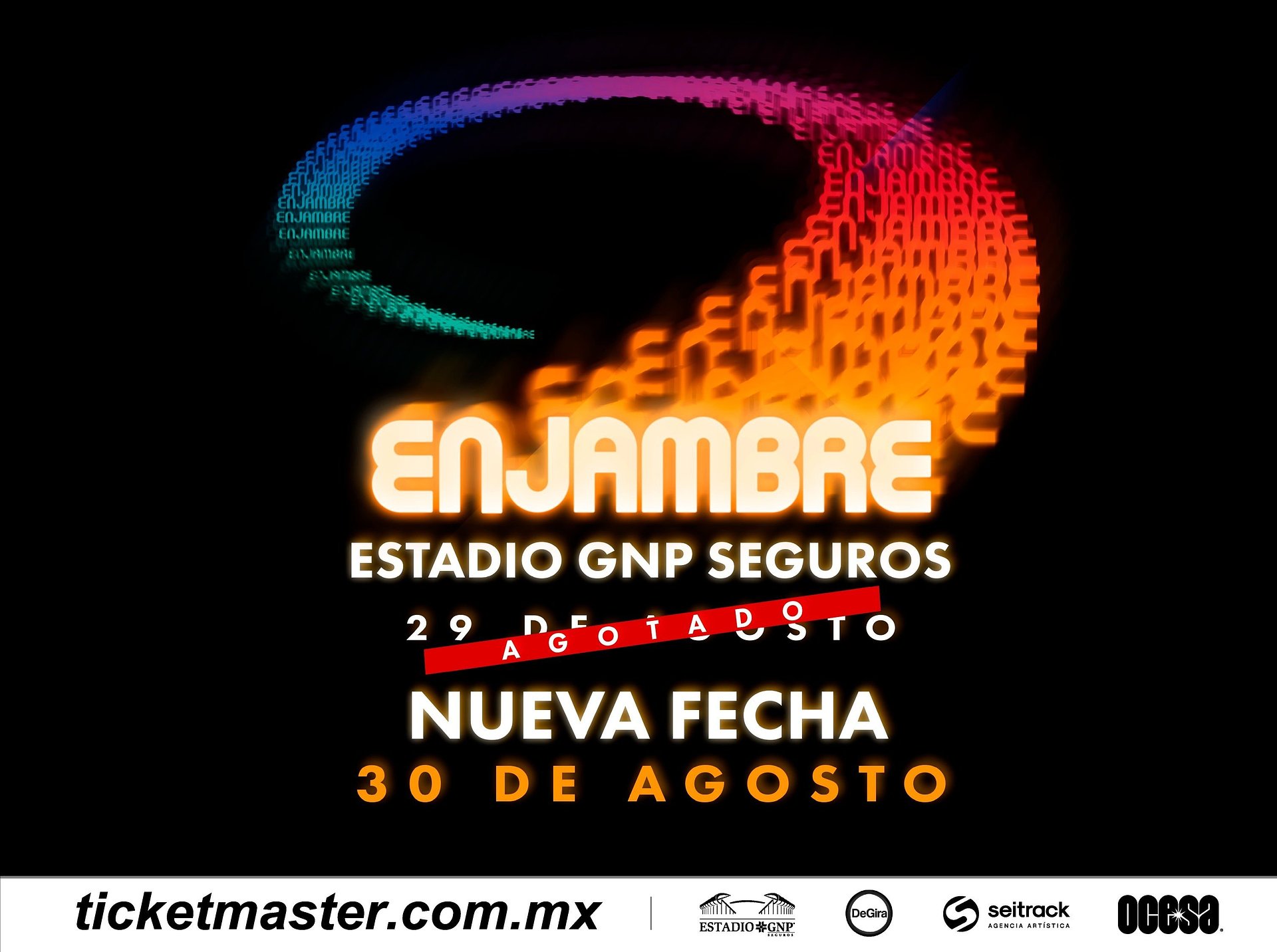 Enjambre está imparable: La banda anuncia una fecha más tras agotar su primer Estadio GNP Seguros