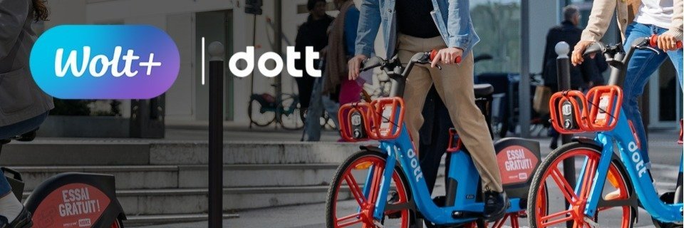 Wolt łączy siły z Dott i oferuje darmowe przejazdy hulajnogami i rowerami elektrycznymi dla użytkowników Wolt+ w Polsce