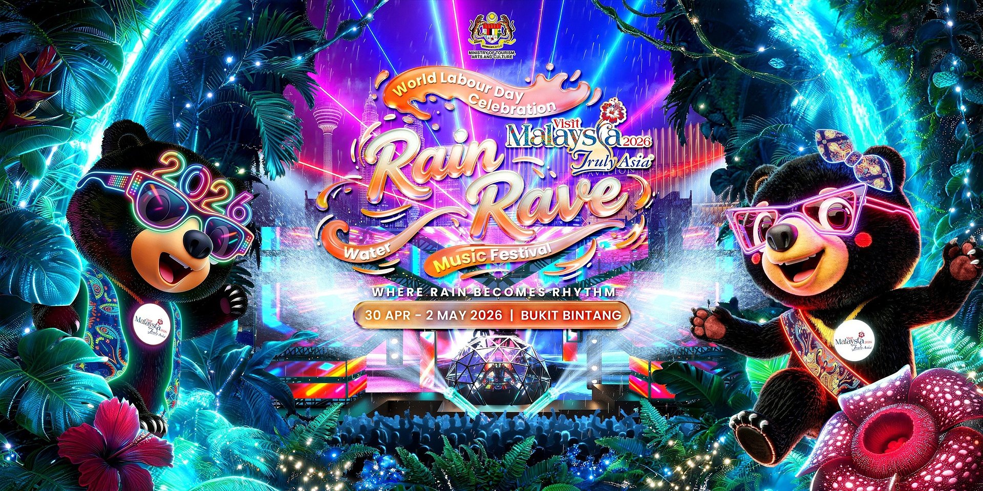 Malaysia Unveils Exclusive Offers for Rain Rave Festival as Visit Malaysia 2026 Continues