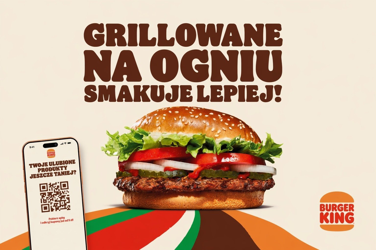 Burger King® serwuje świeżutkie kupony. Gorące okazje dostępne w restauracjach oraz w aplikacji