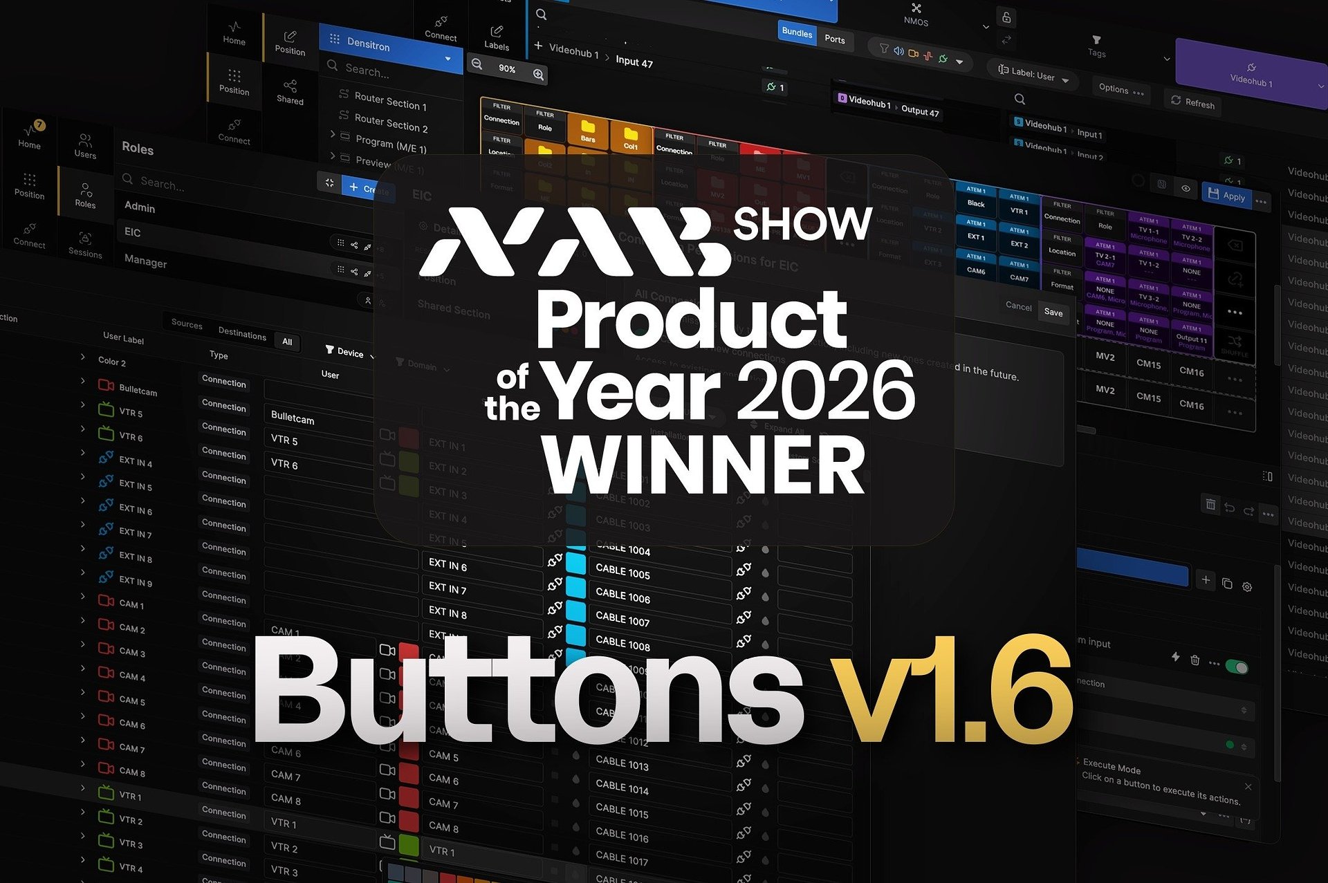 Bitfocus Buttons wins NAB Show Product of the Year Award