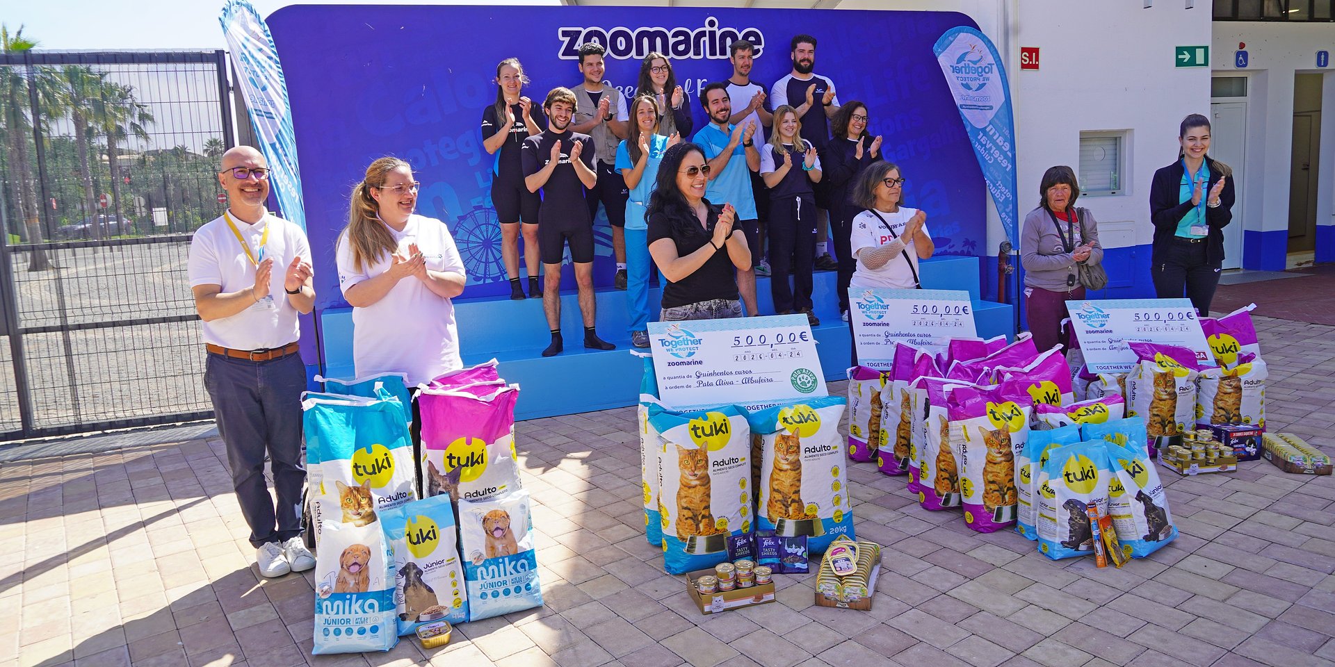 Zoomarine volta a apoiar associações de proteção animal