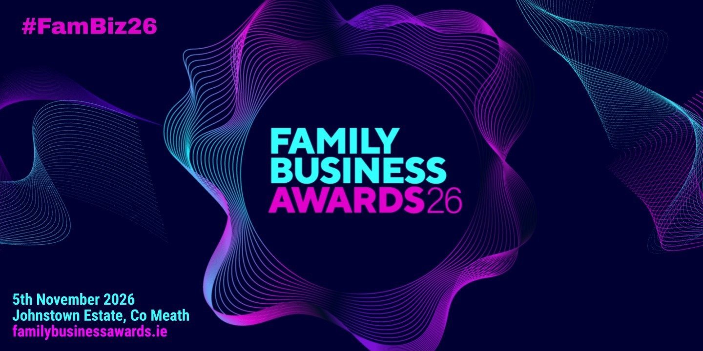 Entries Open: Matt Cooper to Host Irish Family Business Awards 2026 at The Johnstown Estate!