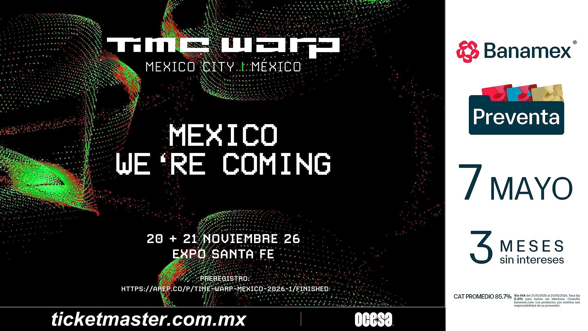 TIME WARP: ¡UNO DE LOS FESTIVALES DE UNDERGROUND MÁS IMPORTANTES DEL MUNDO LLEGA A MÉXICO POR PRIMERA VEZ!