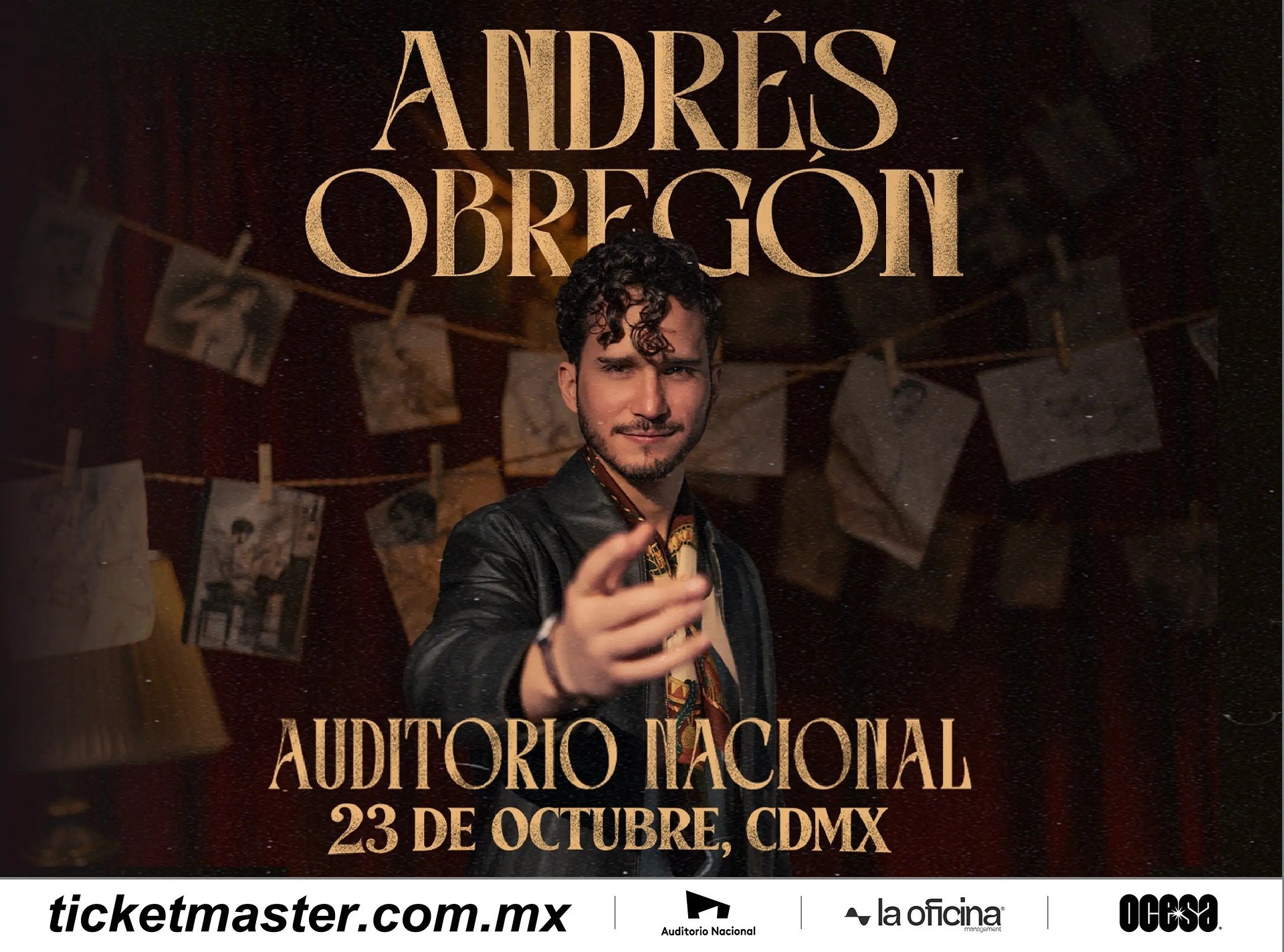 Andrés Obregón: La voz que enamora Latinoamérica llegará al Auditorio Nacional