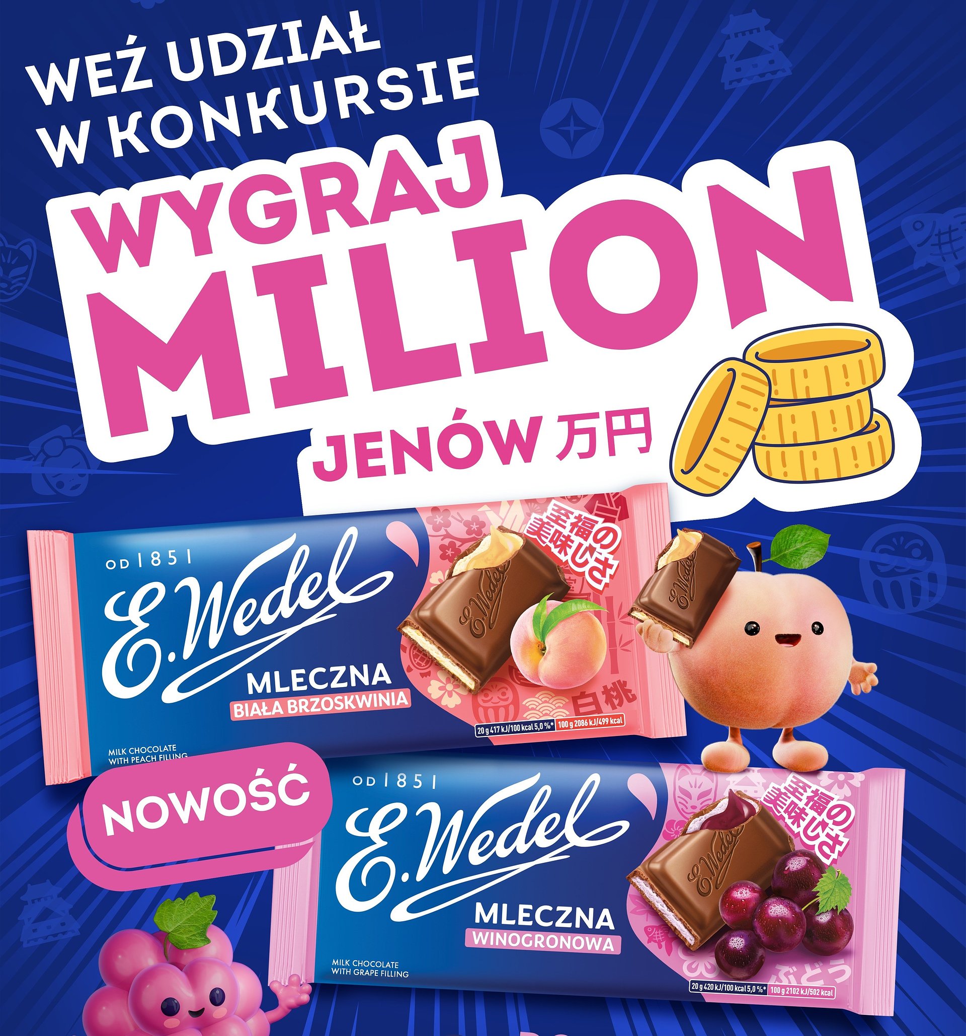 ,,Wygraj milion jenów” – nowy konkurs od marki E.Wedel