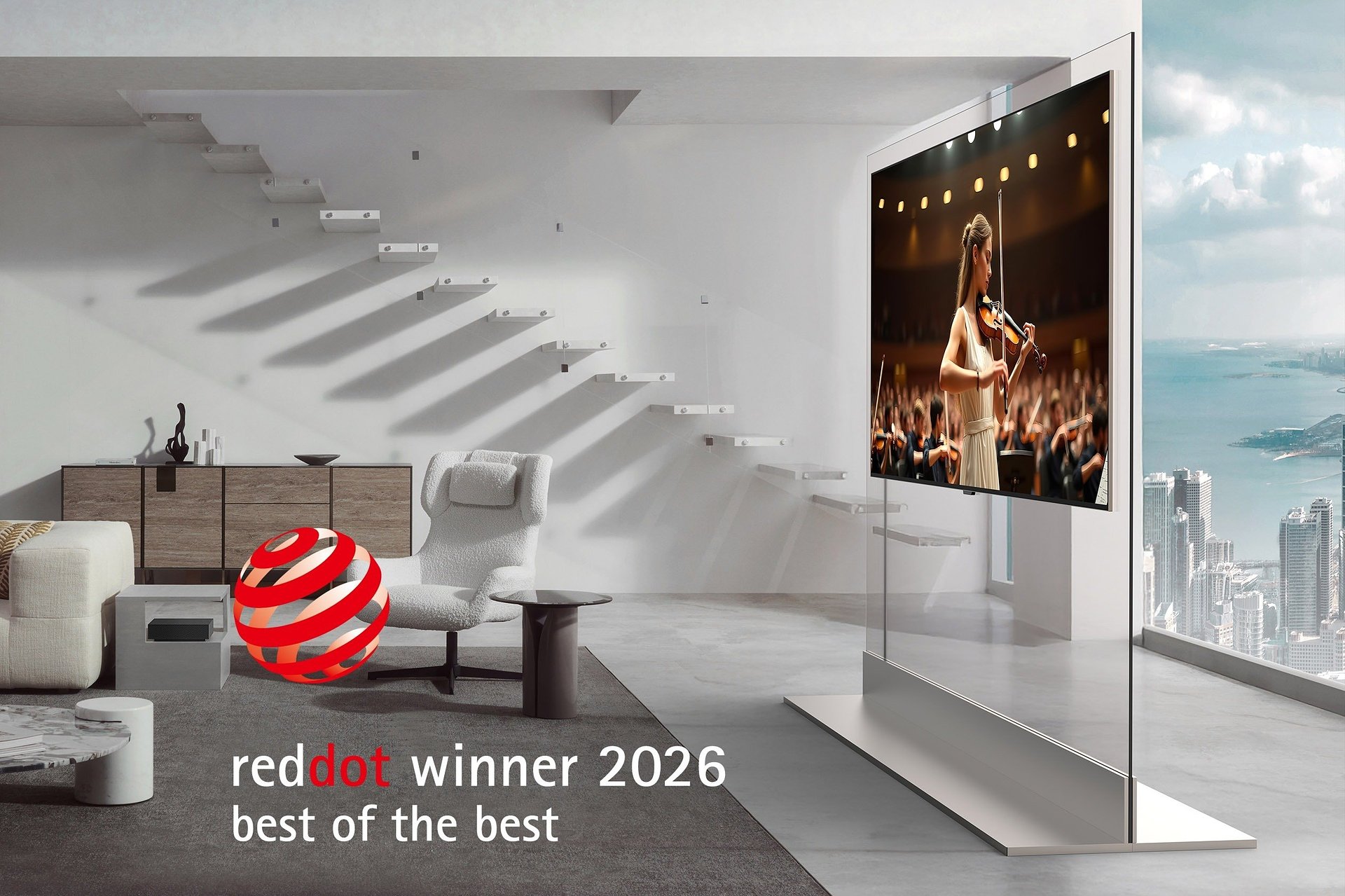 Firma LG Electronics wyróżniona nagrodą “Best of the Best” w konkursie Red Dot Design Award 2026