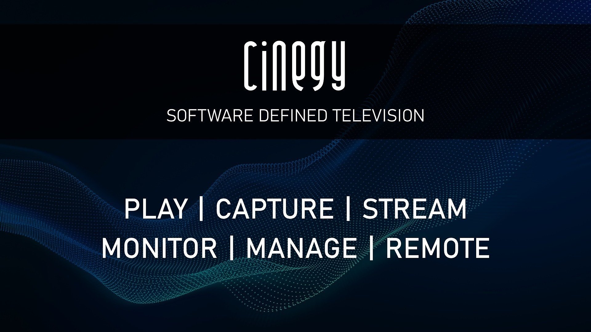 Cinegy makes its MPTS debut with software-defined television built for today's broadcasting realities