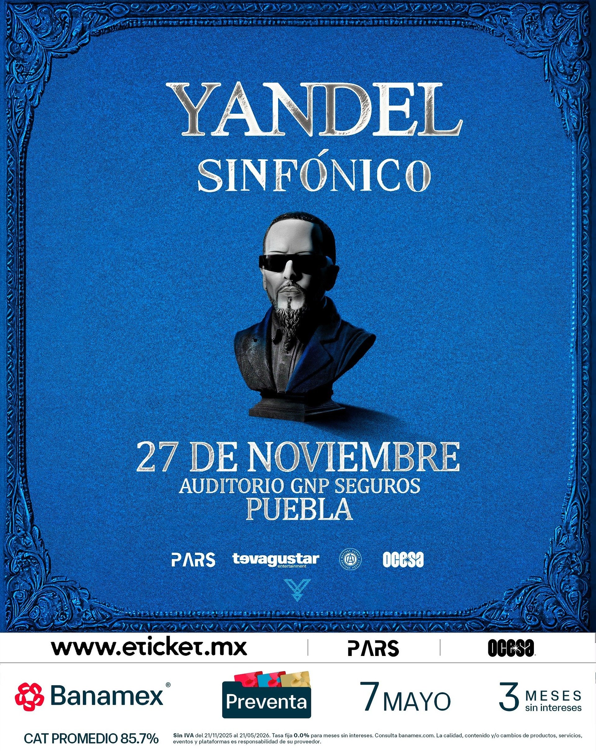 Yandel Sinfónico dará concierto en Puebla