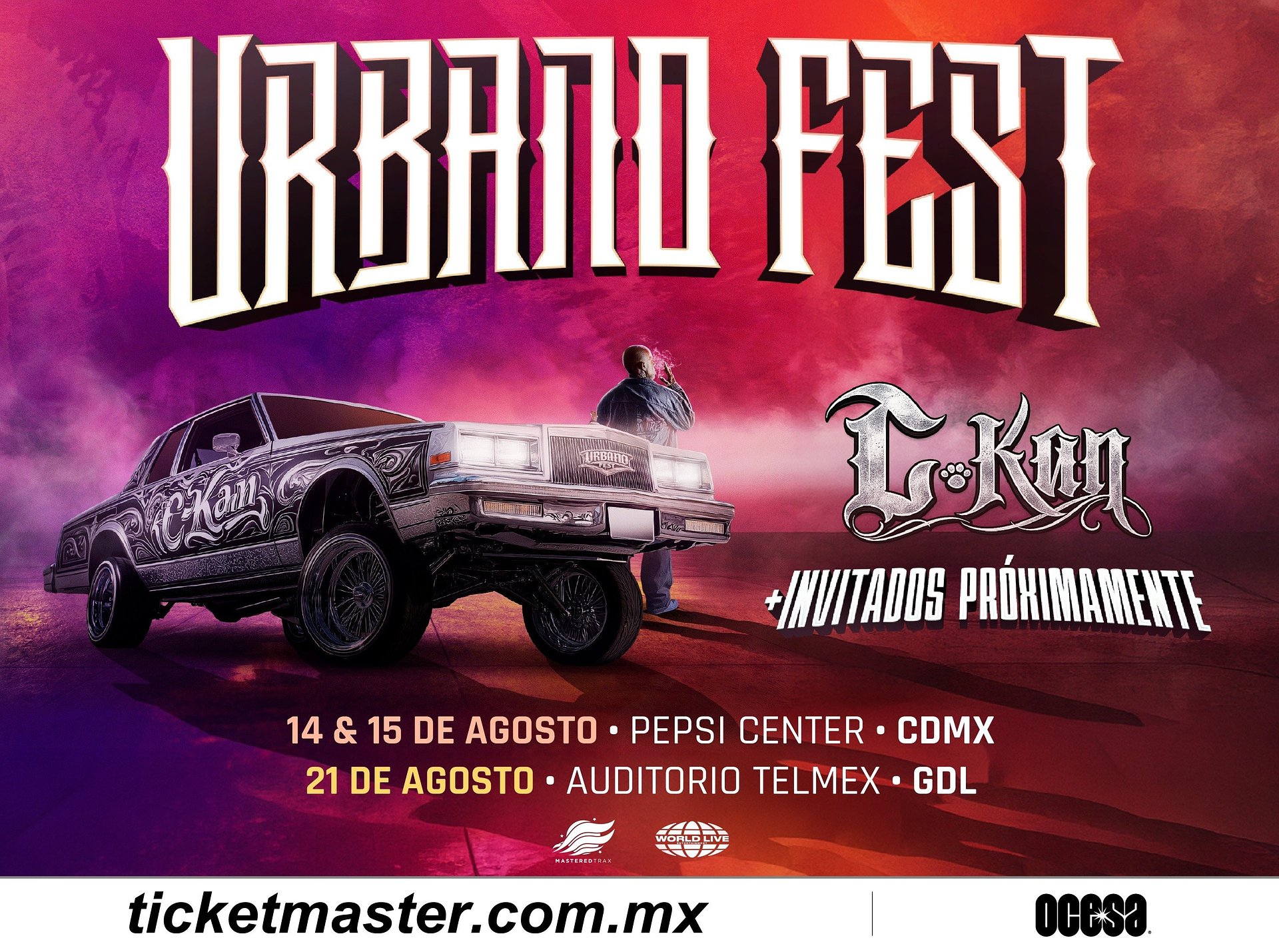 ¡El movimiento no se detiene! Urbano Fest CDMX Vol. 2: La guardia más pesada está de regreso