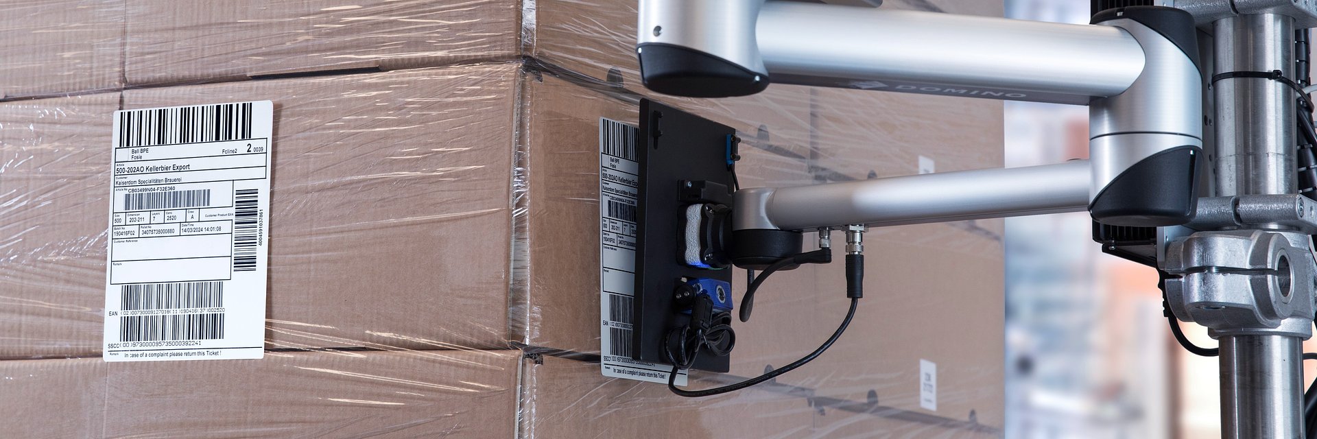 Domino Showcases Flexible and Intelligent Pallet Labelling at interpack