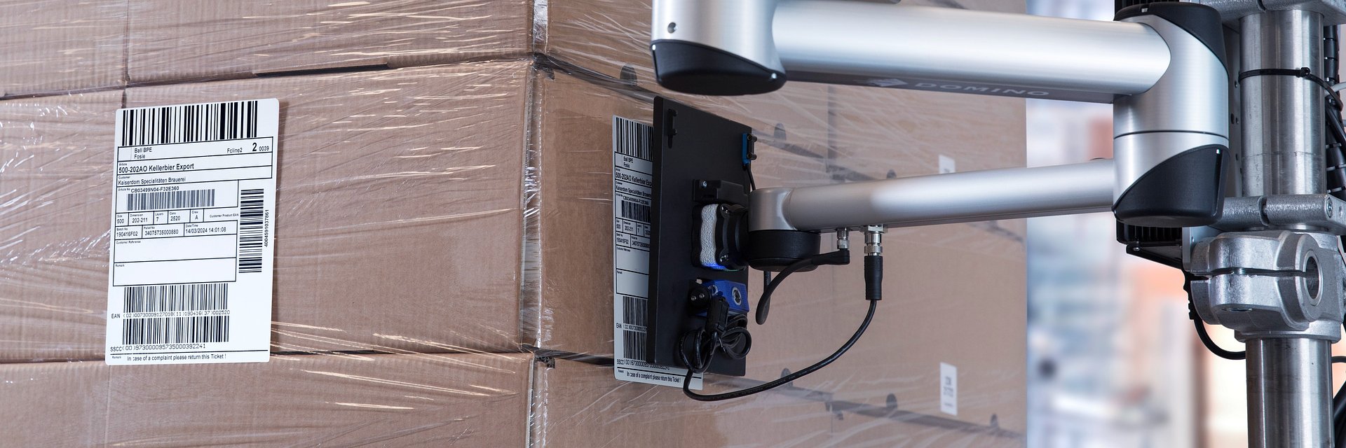 Domino Showcases Flexible and Intelligent Pallet Labeling at interpack