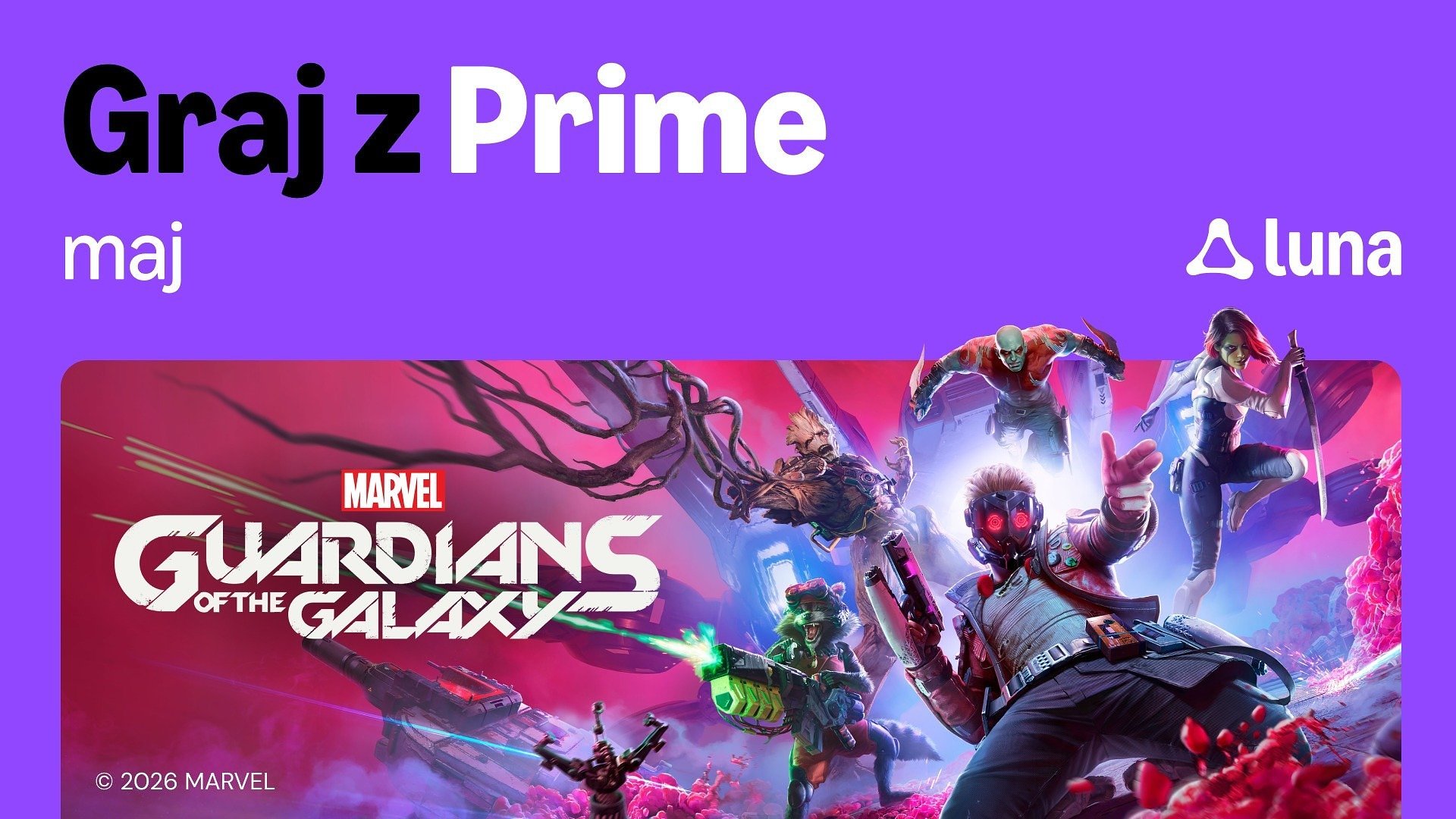 Amazon Luna z nowymi grami na maj: Resident Evil 2, Guardians of the Galaxy, Alien Isolation i LEGO Star Wars dla użytkowników Prime