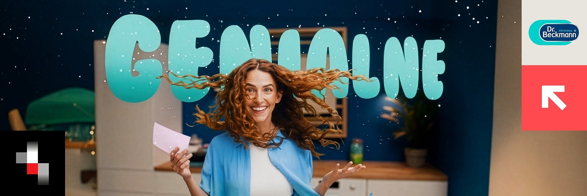 MediaPlus z pierwszą kampanią TV Dr. Beckmann dla listków piorących “Magic Leaves”