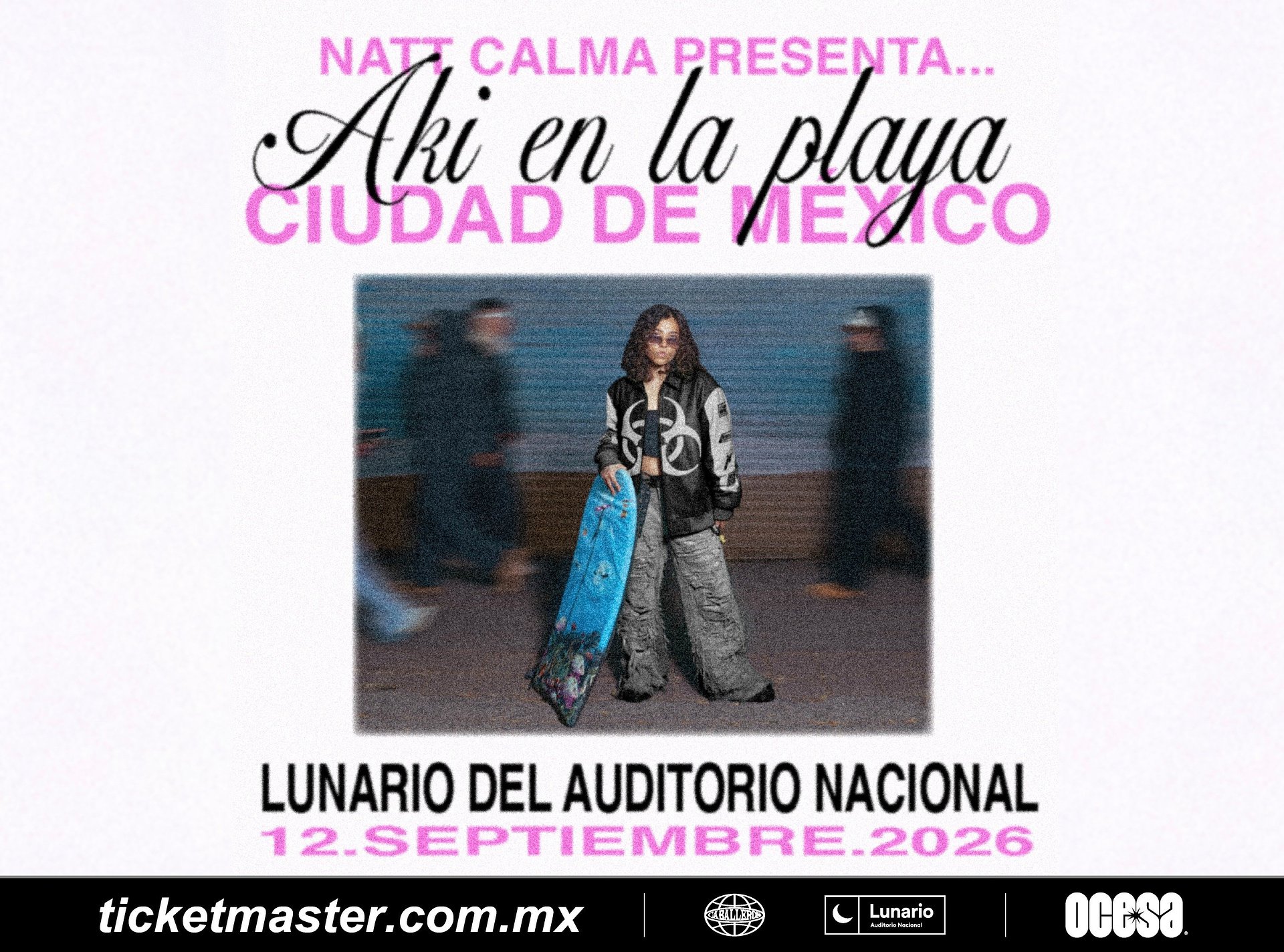 Natt Calma llegará al Lunario del Auditorio Nacional con el momento más importante de su carrera