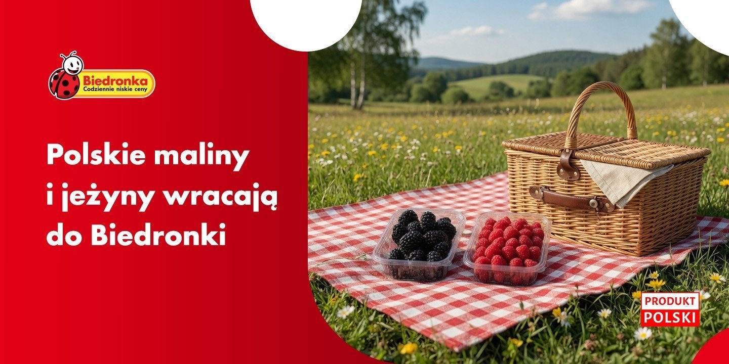 W Biedronce polski sezon owocowy w pełni – czas na maliny i jeżyny