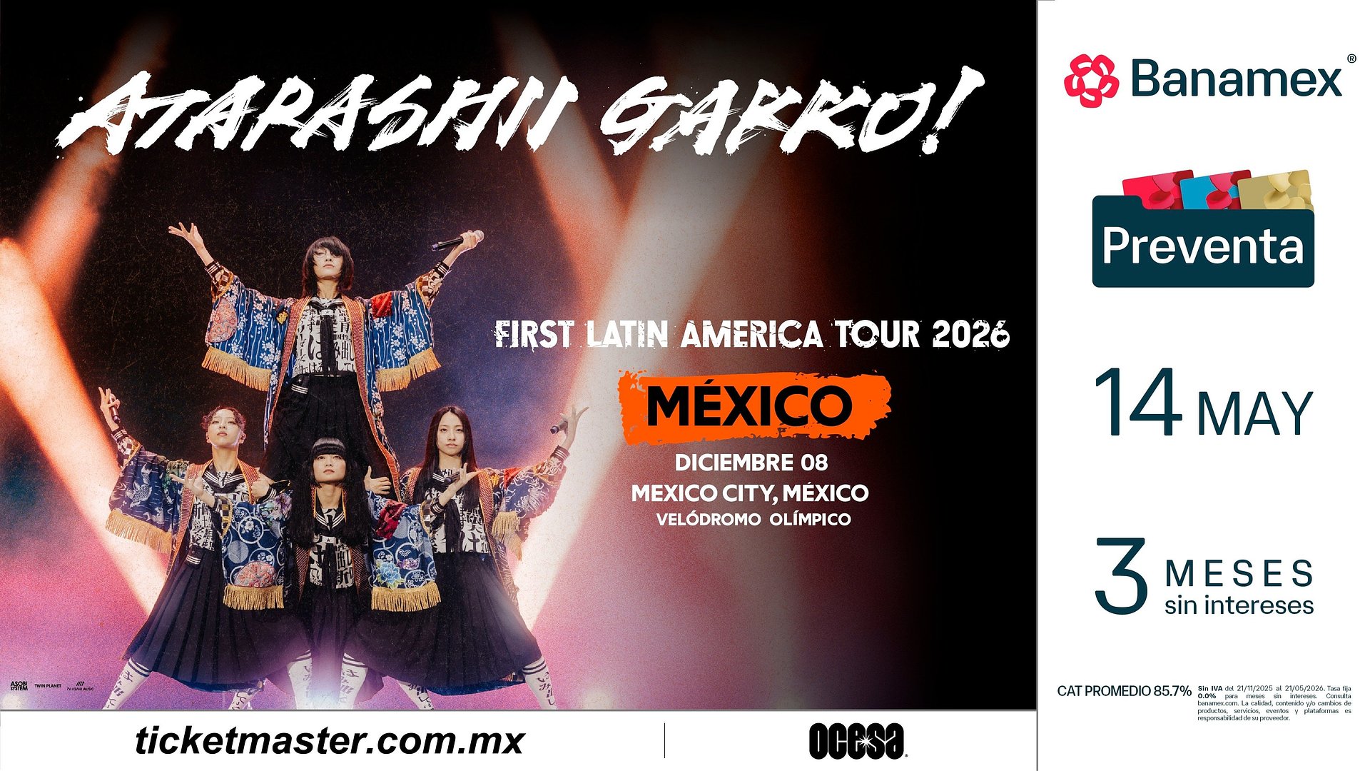 Atarashii Gakko! anuncia su First Latin America Tour