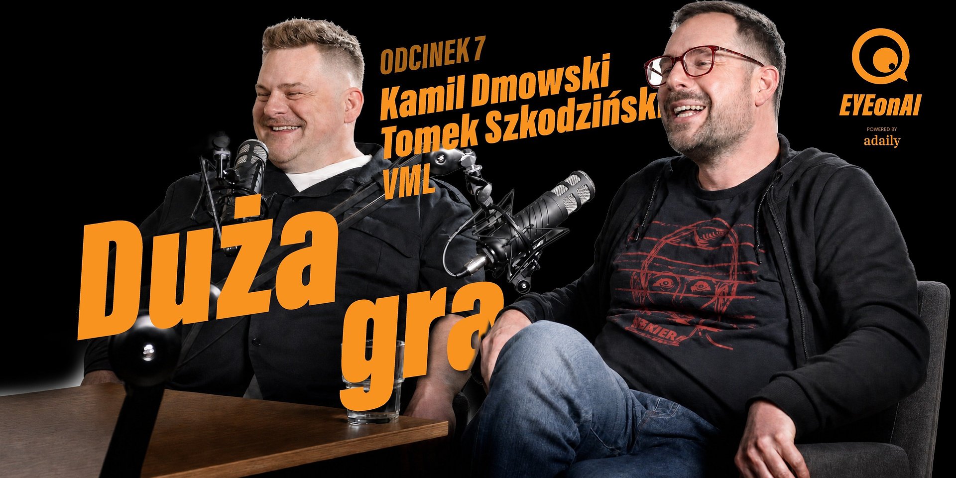Kamil Dmowski i Tomek Szkodziński gośćmi podcastu Eye on AI