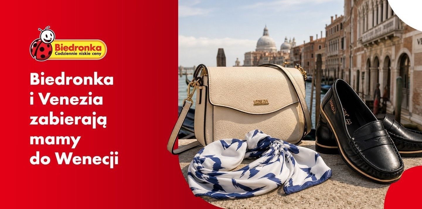 Biedronka i Venezia zabierają mamy do Wenecji
