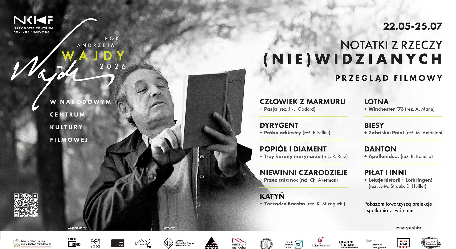 NCKF w EC1 Łódź zaprasza na wyjątkowy przegląd filmowy inspirowany Notesami Andrzeja Wajdy