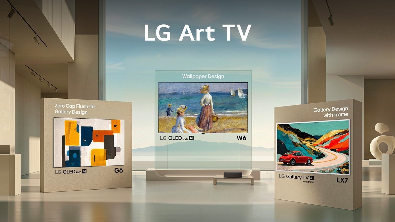 LG Electronics prezentuje serię telewizorów Art TV, w której design sprawia, że sztuka staje się częścią przestrzeni