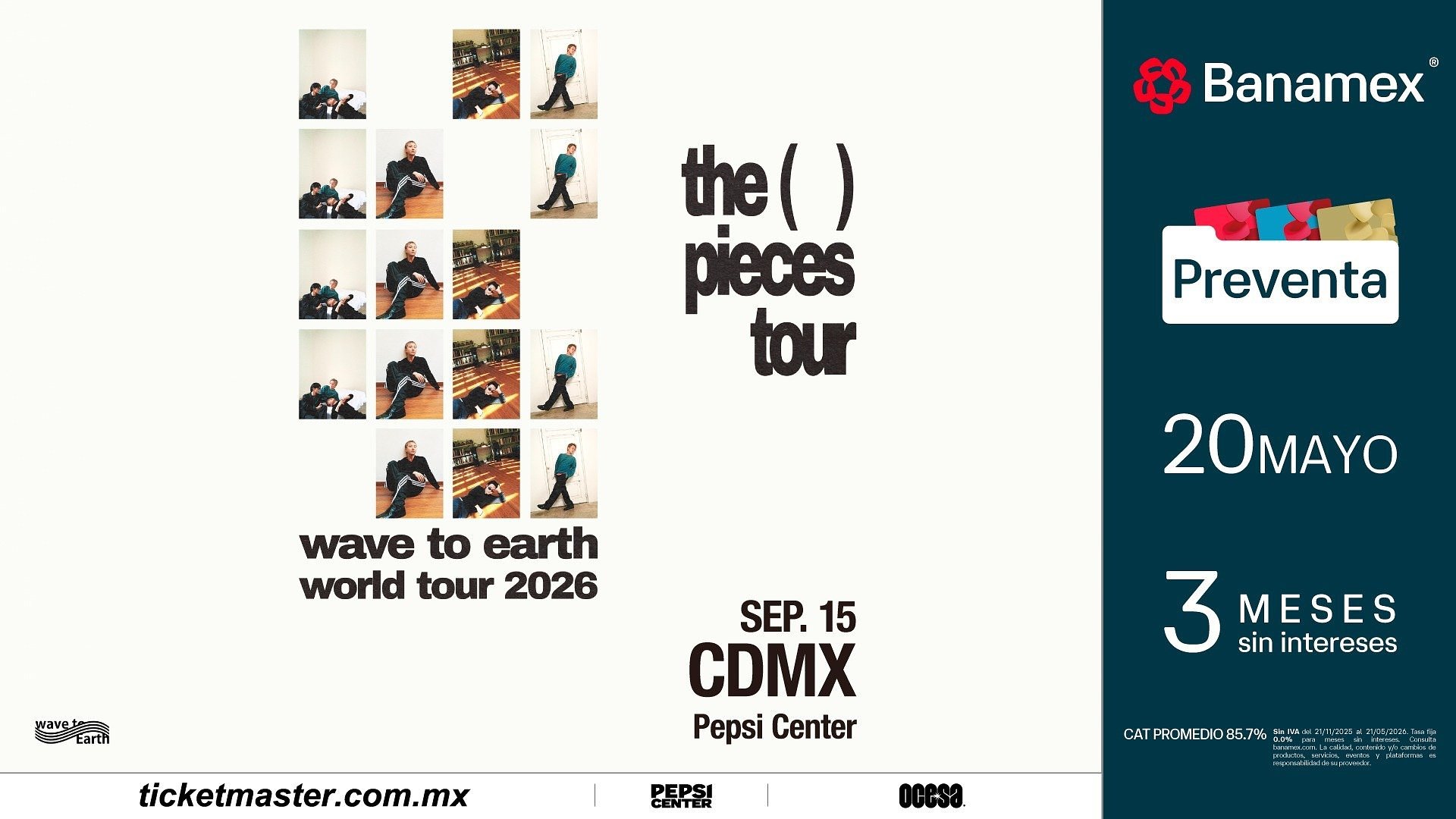 Wave to Earth confirma su gira global The Pieces Tour