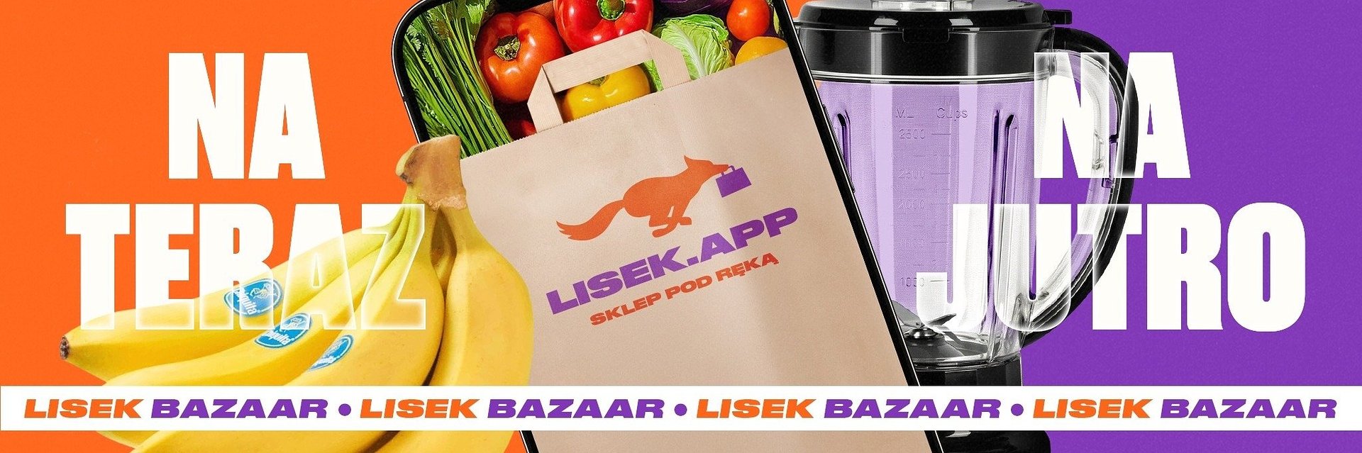 Lisek.App to już nie tylko zakupy spożywcze. Rusza Lisek Bazaar
