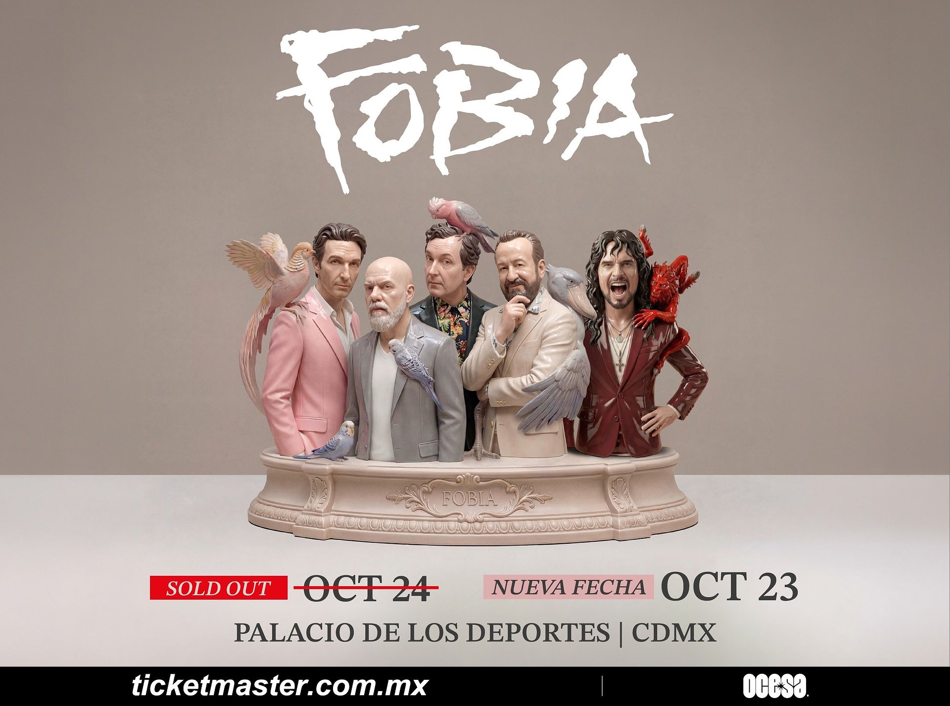 ¡El fenómeno Fobia no se detiene! se confirma segunda noche en la CDMX