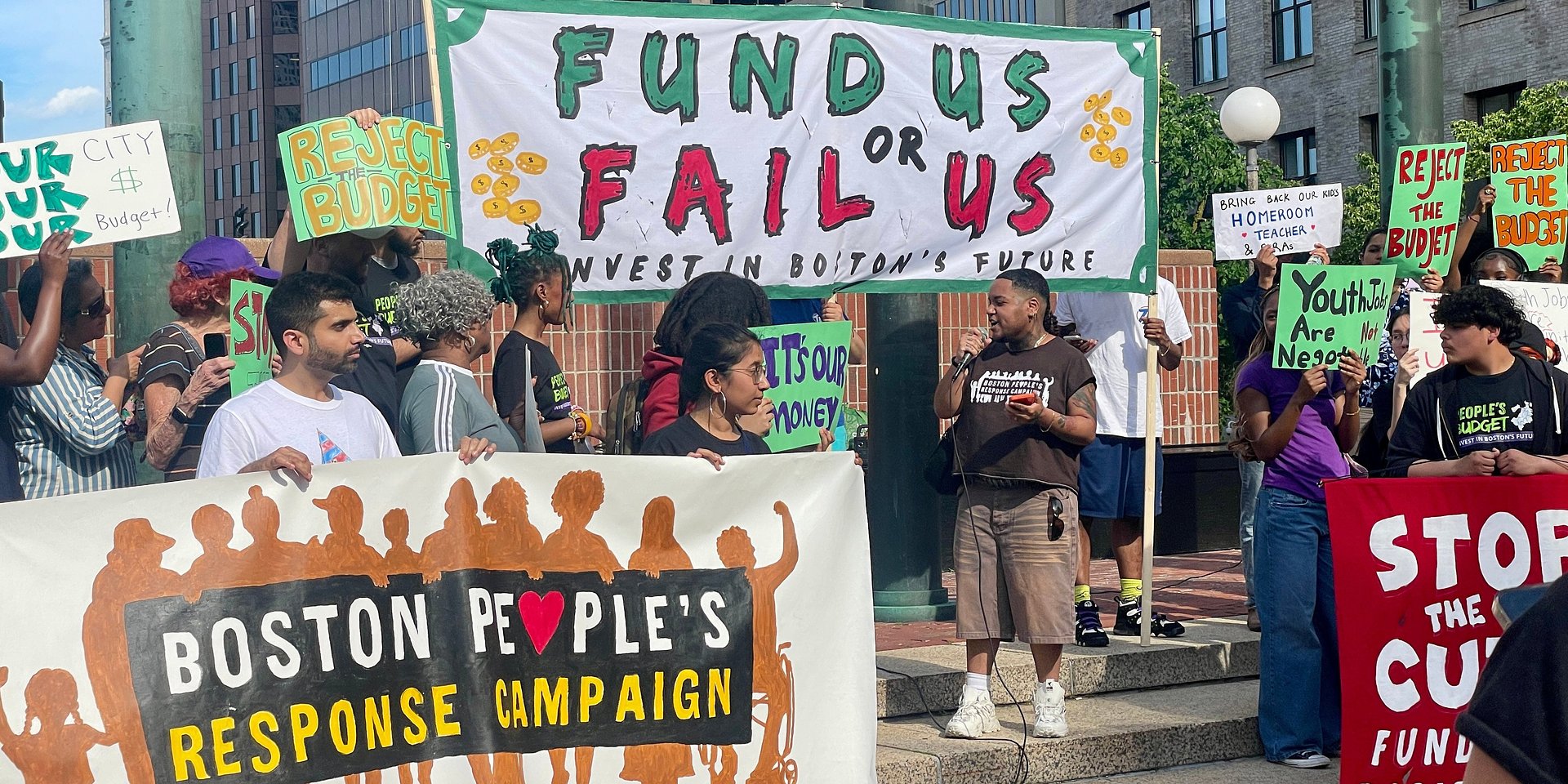"Reject the budget and restore the cuts!": Dozens of organizations, civic leaders coalesce to stop Mayor Wu's budget cuts