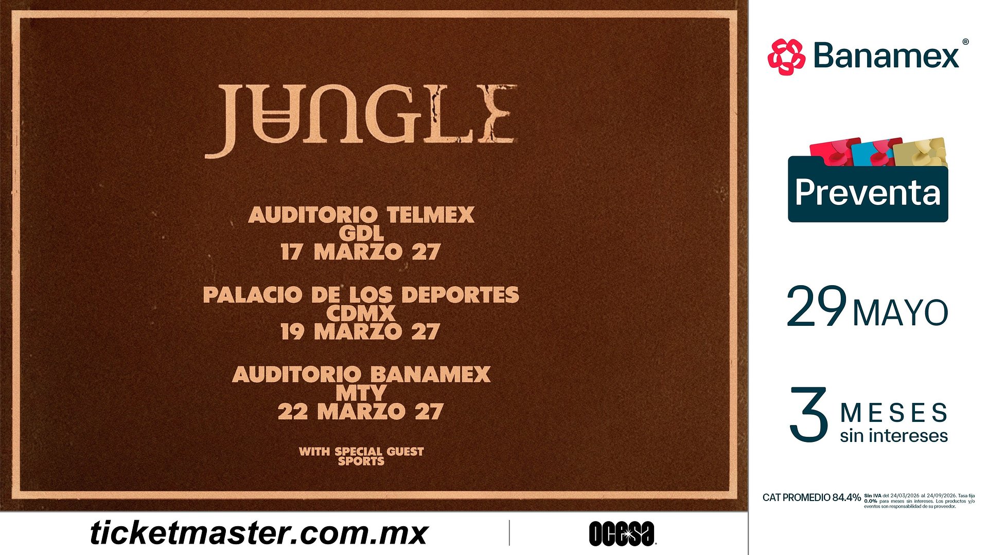 ¡Jungle confirma gira por México!