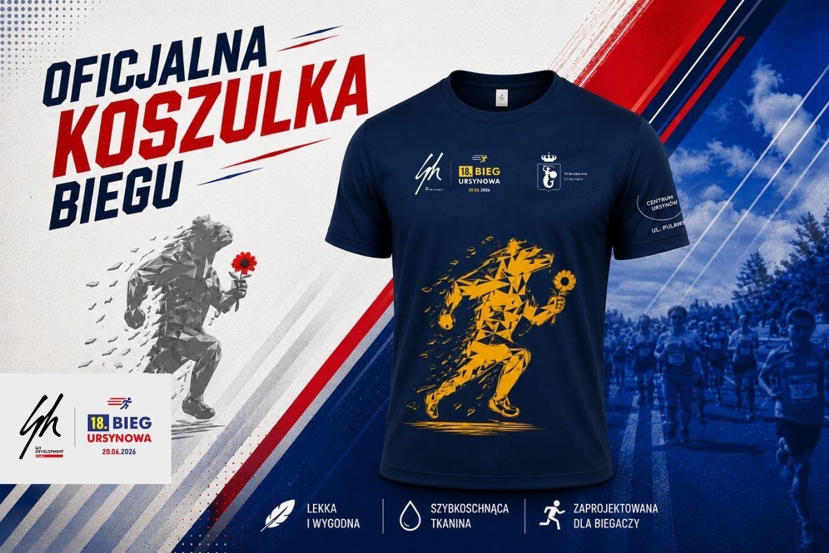 Znamy medal i koszulkę GH Development 18. Biegu Ursynowa