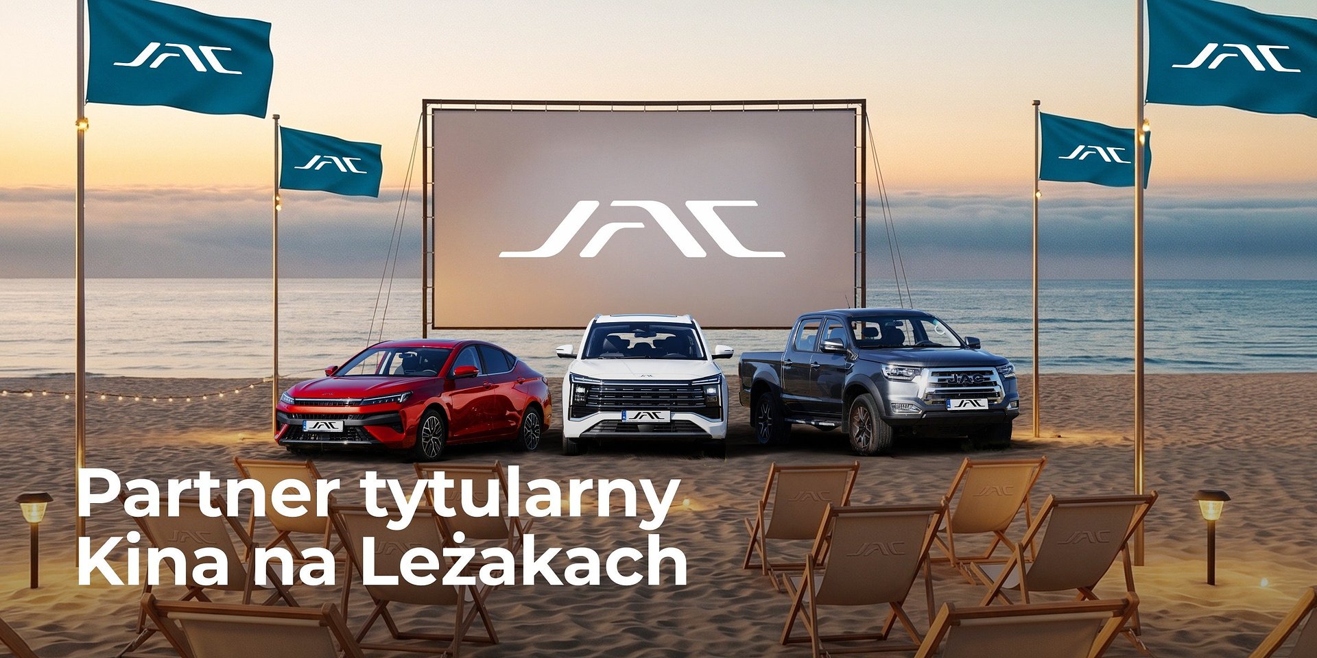 JAC Polska partnerem tytularnym Kina na Leżakach 2026. Przed widzami aż 66 plenerowych pokazów w całej Polsce!