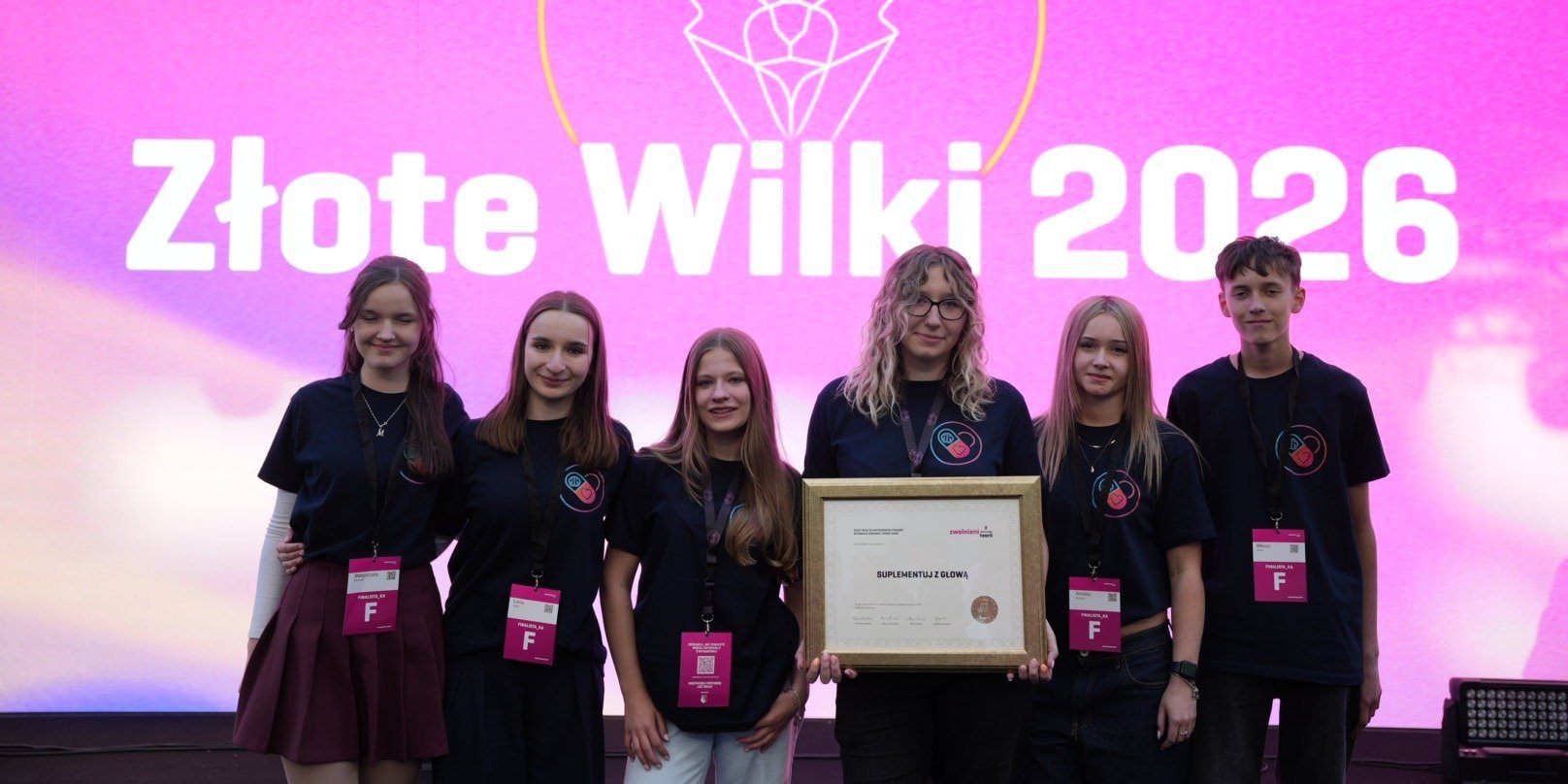 Projekt społeczny uczniów szkoły średniej z Lublina zdobył Złotego Wilka w ogólnopolskim Wielkim Finale Zwolnionych z Teorii